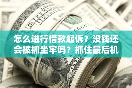 济南怎么进行借款起诉？没钱还会被抓坐牢吗？抓住最后机会！