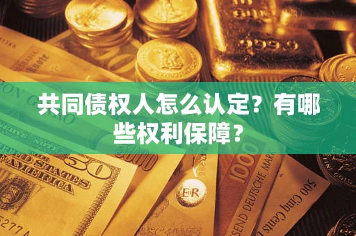 济南共同债权人怎么认定？有哪些权利保障？