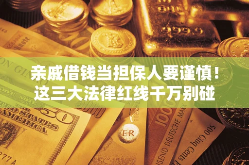 济南亲戚借钱当担保人要谨慎！这三大法律红线千万别碰