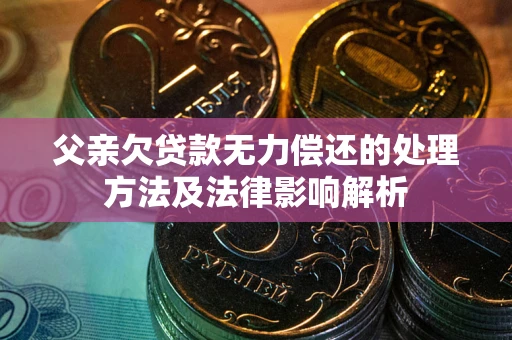 济南父亲欠贷款无力偿还的处理方法及法律影响解析