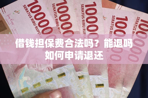 济南借钱担保费合法吗？能退吗如何申请退还